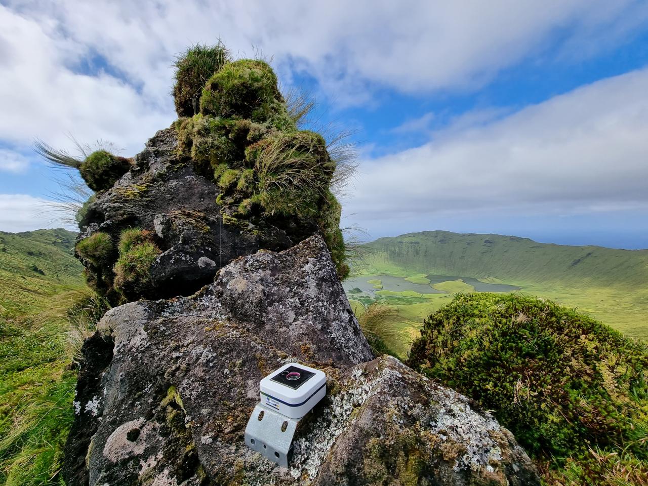 Fotómetros instalados en la isla de Corvo (Azores)