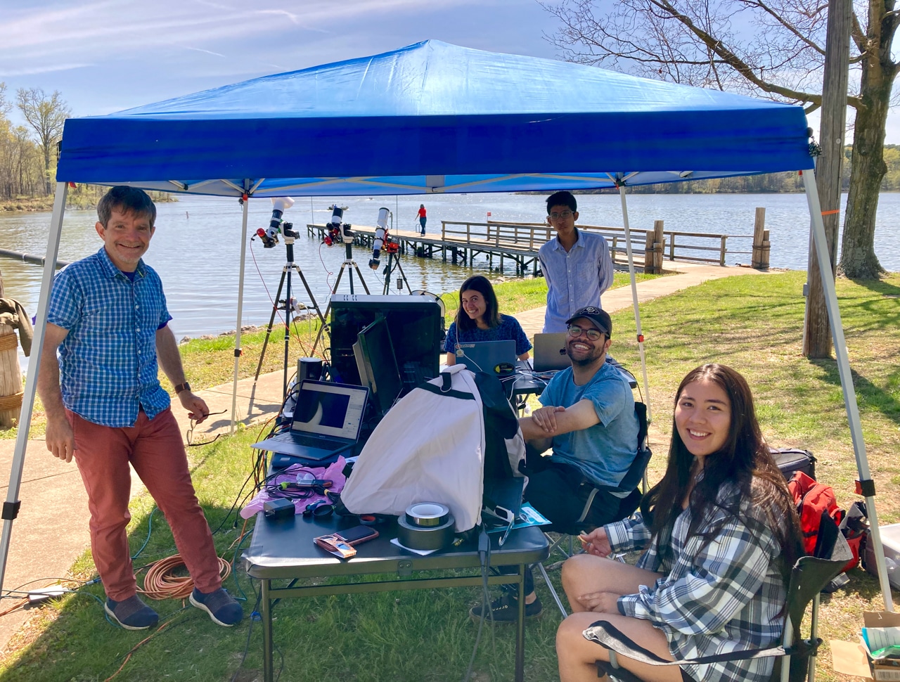 Eclipse expedition team in Citizen CATE 2024