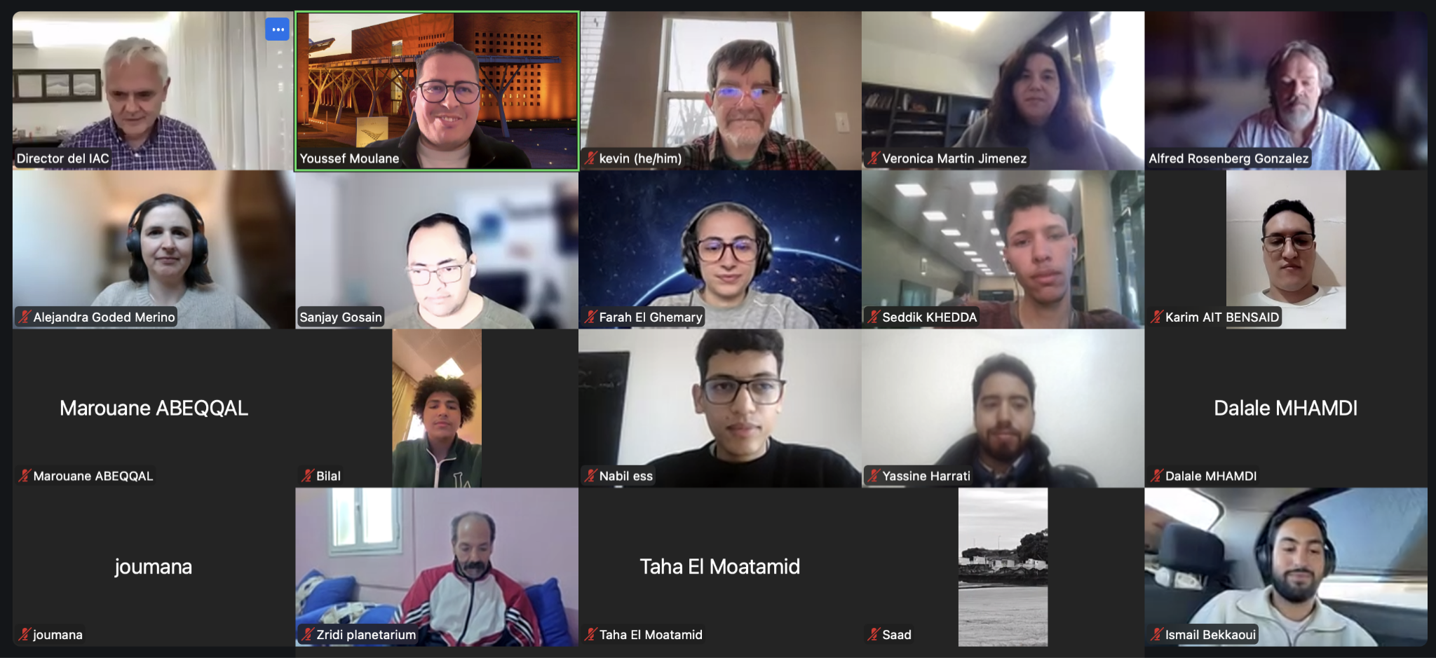 Participants in NATE experiment