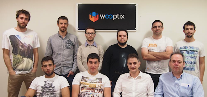 Equipo de Wooptix junto a José Manuel Rodríguez Ramos y su joven y talentoso equipo.