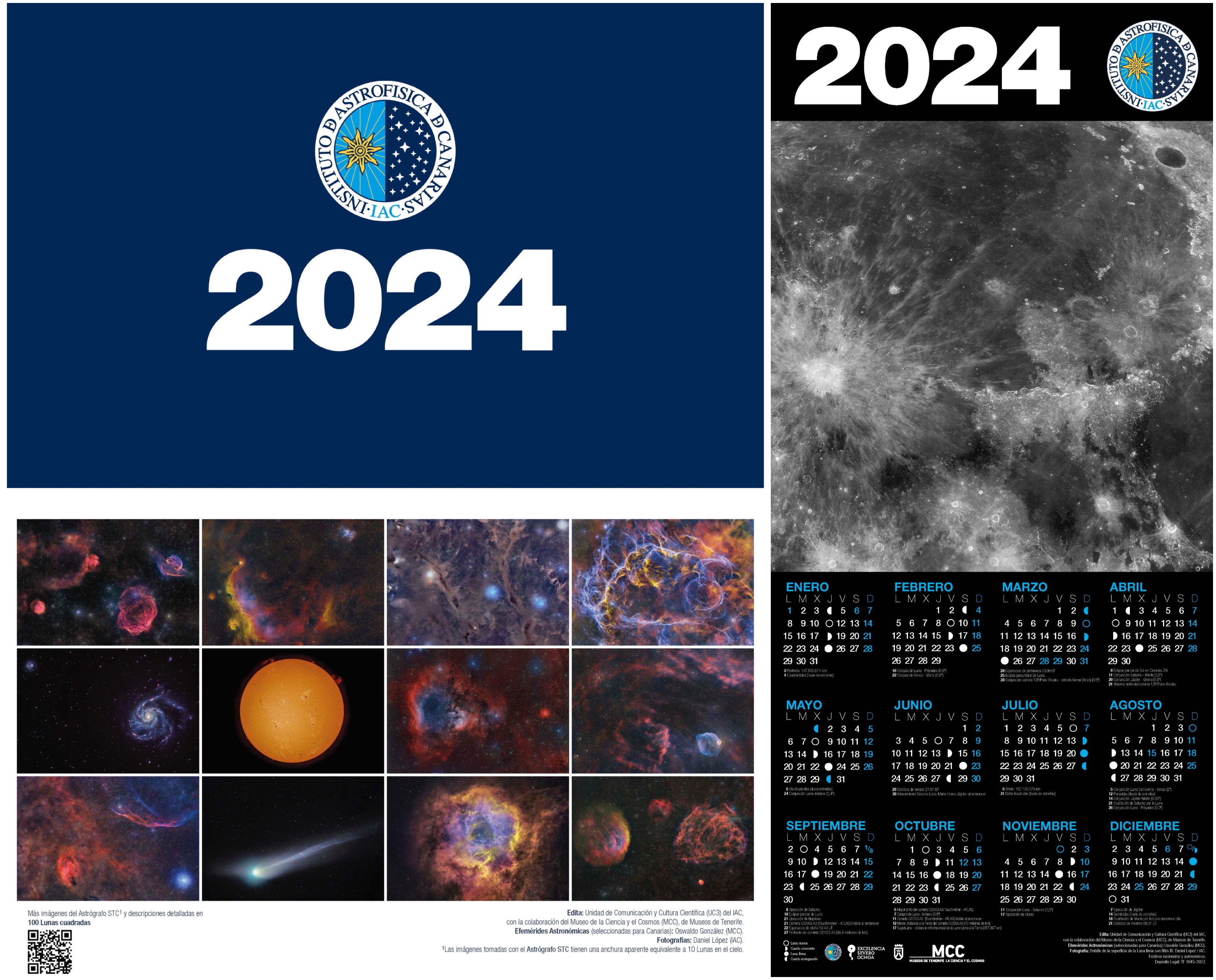 Calendario astronómico de 2024 Instituto de Astrofísica de Canarias • IAC