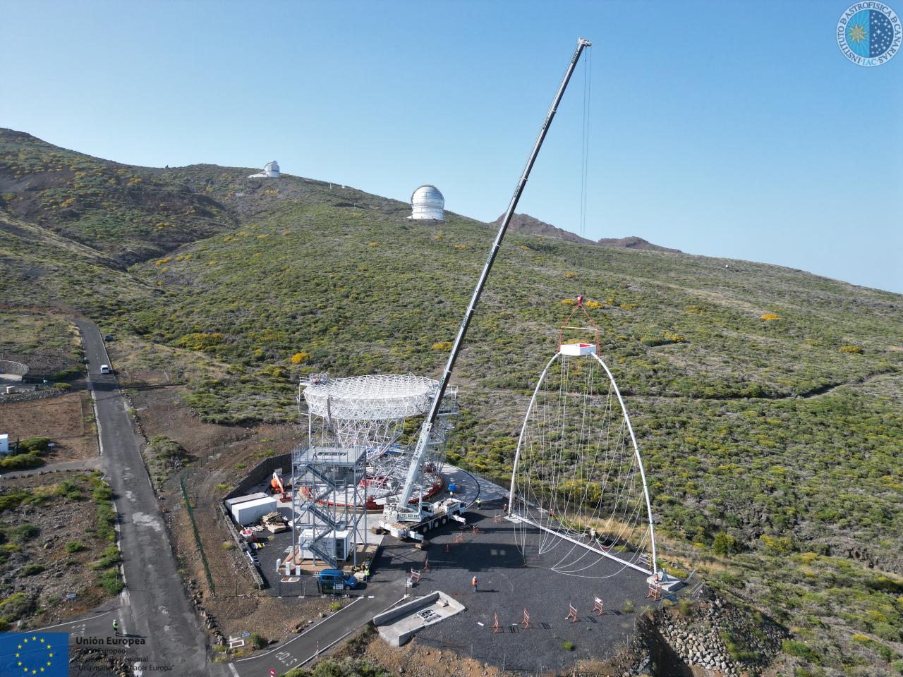 El LST-2 completa la instalación de su estructura de soporte 