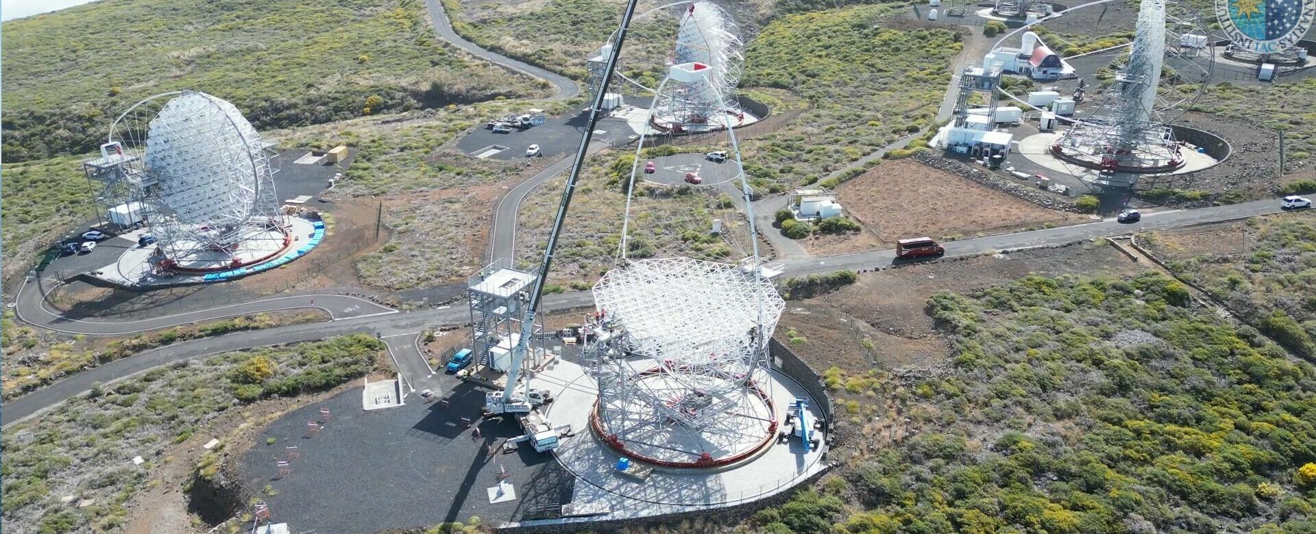 El LST-2 completa la instalación de su estructura de soporte El LST-2 completa la instalación de su estructura de soporte