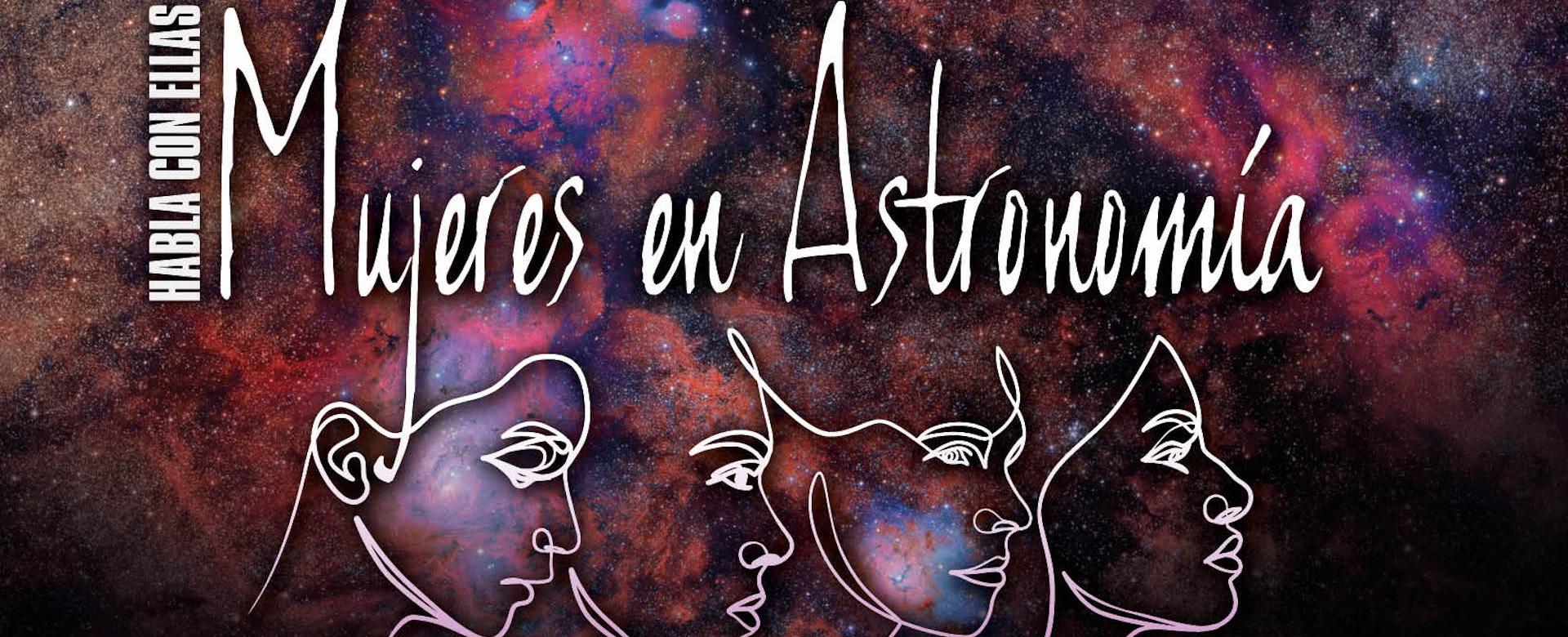 Poster for the 2024 edition of "Habla con Ellas: Mujeres en Astronomía"