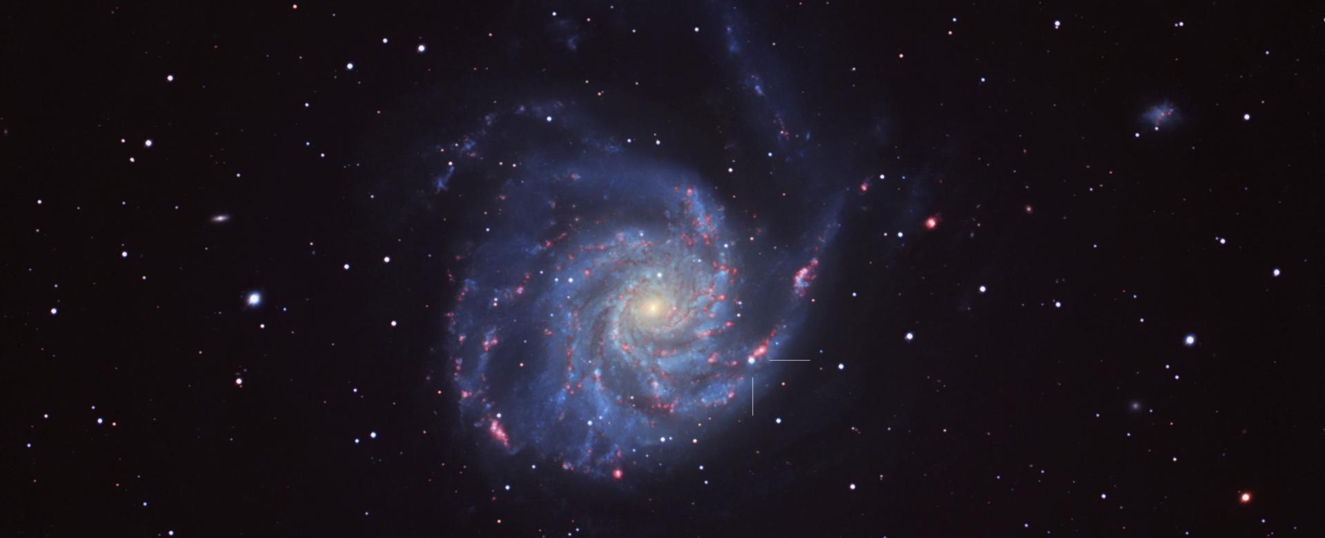 Imagen de la galaxia M101 con la supernova SN 2023ixf Imagen de la galaxia M101 con la supernova SN 2023ixf