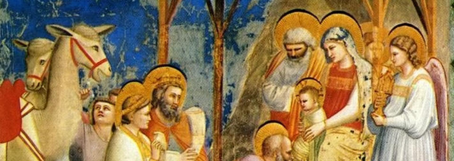 ‘La adoración de los Magos’, cuadro pintado por Giotto alrededor del año 1301. La estrella de Belén aparece representada como un cometa.