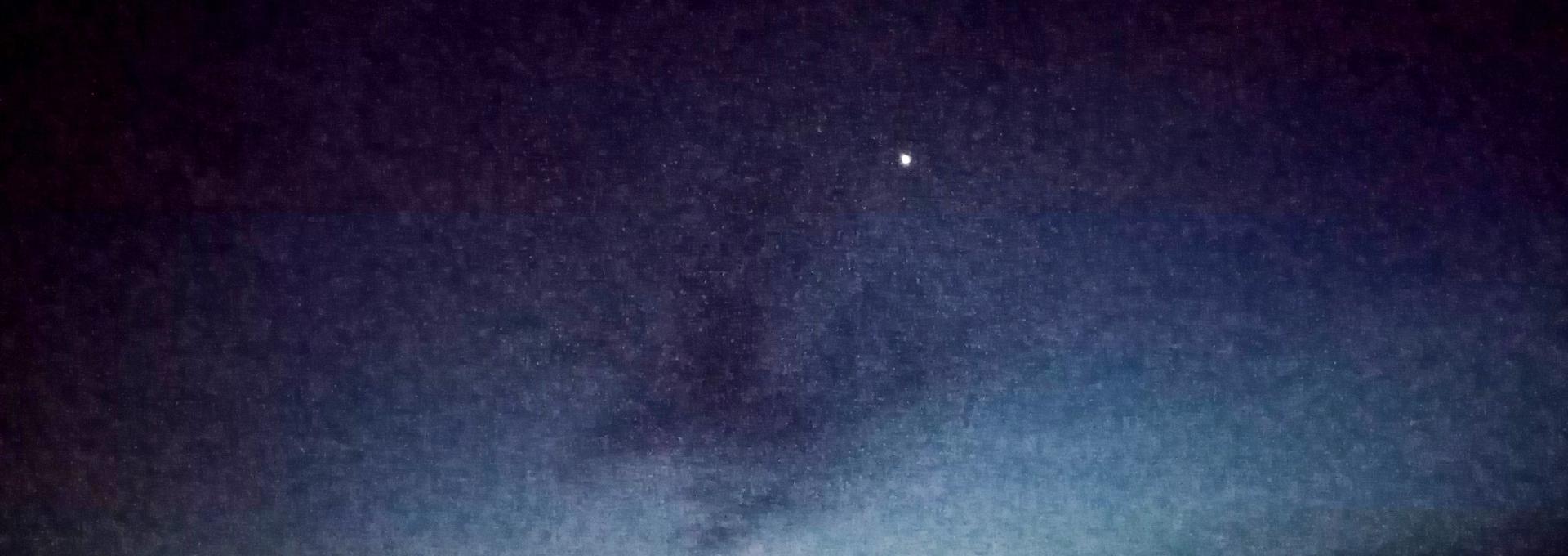 Venus en el horizonte oeste