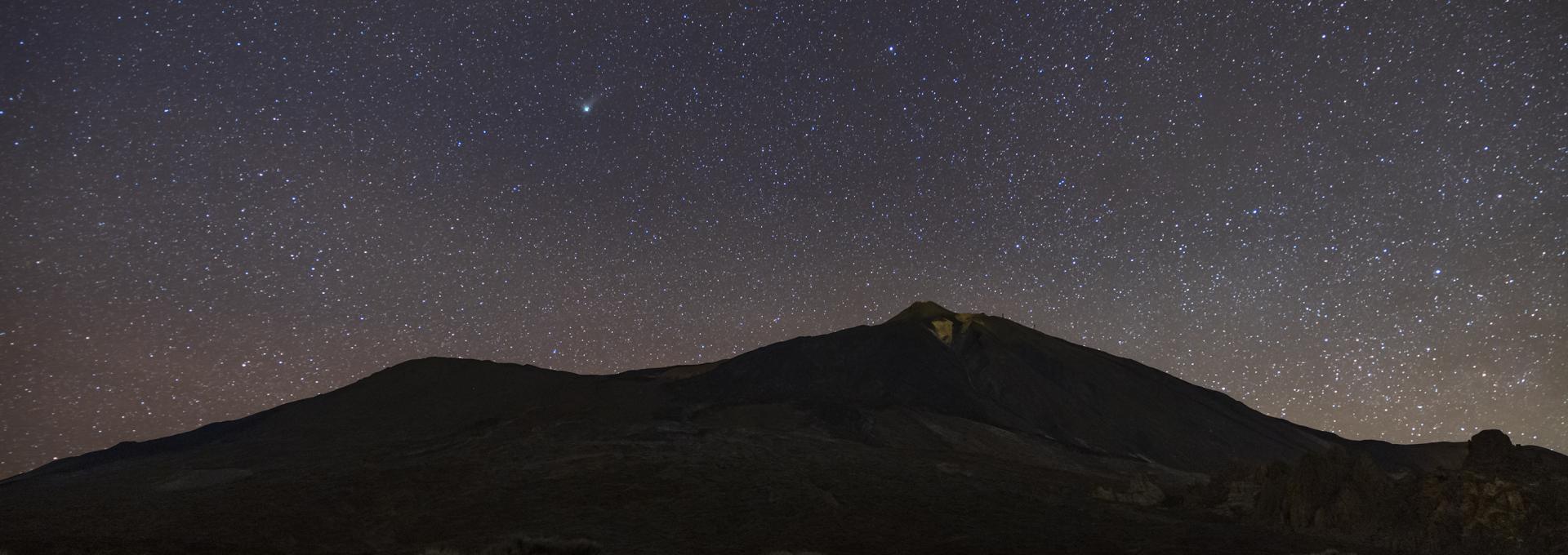 Cometa desde el Llano de Ucanca