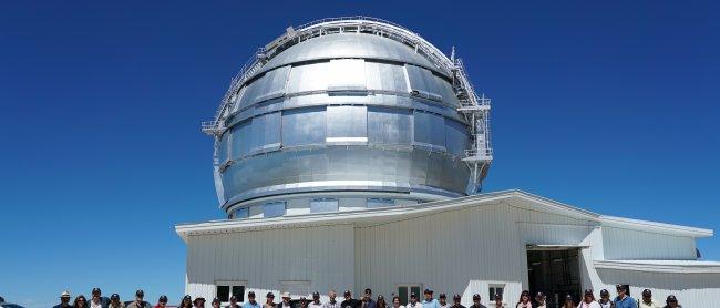 Estrellas de la literatura ‘tocan el cielo’ en el Observatorio de La Palma