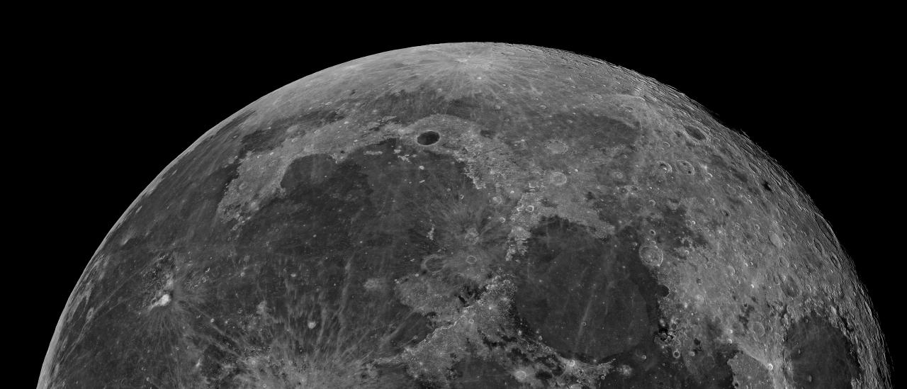 Imagen de la Luna a toda resolución 33,5 MB