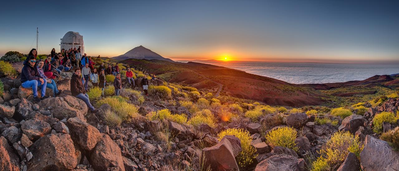 Puesta de Sol en el Observatorio del Teide