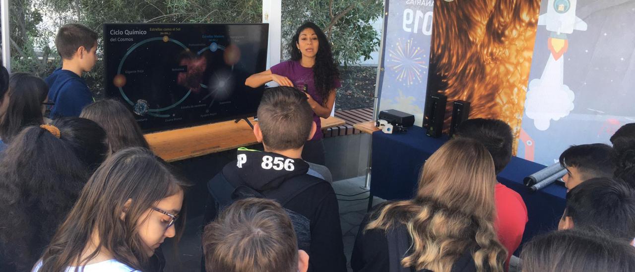 Presencia del IAC en la Miniferia de La Palma