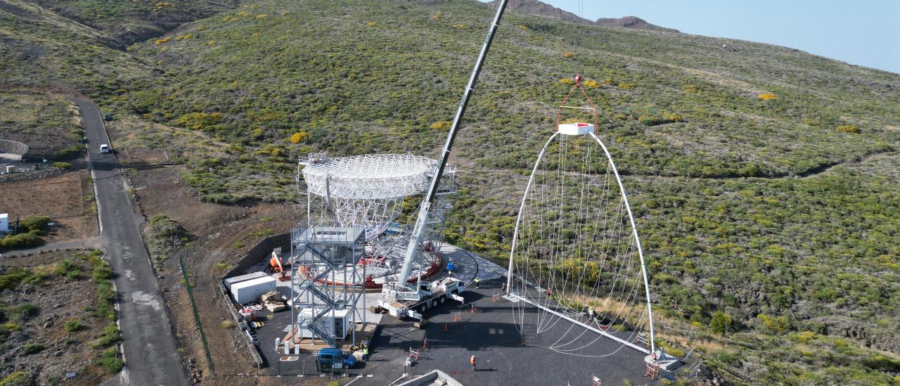 El LST-2 completa la instalación de su estructura de soporte 