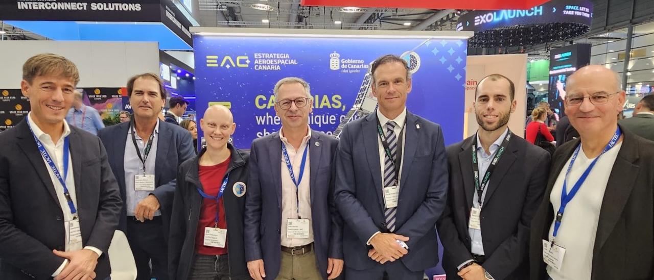 El equipo de SPACE-Lab (Satellite Payloads for Astrophysics, Communications and Earth Observation) y LAOS (Laboratory of Advanced Optical Systems) presenta sus proyectos en la feria Space Tech Expo Europe.