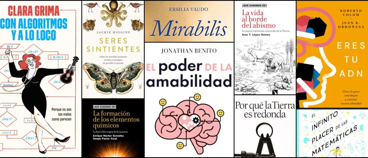 Libros finalistas Premio Cosmos