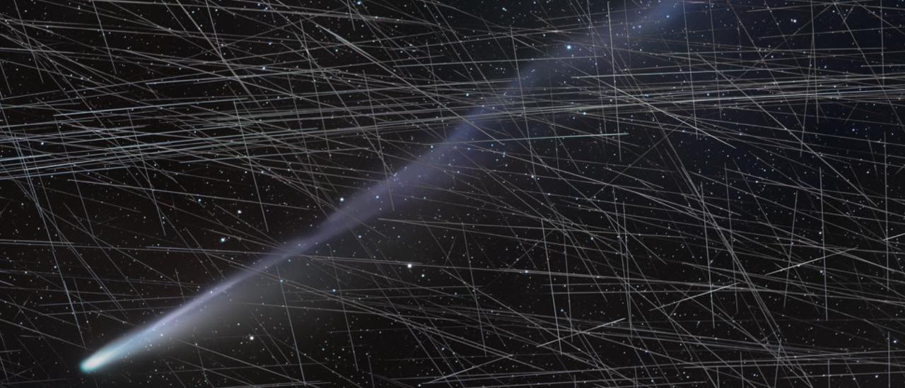 Imagen del Cometa C/2025 A6 (Lemmon), captada el 23 de octubre desde el Observatorio del Teide / Daniel López y Alfred Rosenberg (IAC)