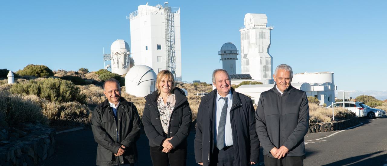El ministro de Industria y Turismo, Jordi Hereu, visita el Observatorio del Teide