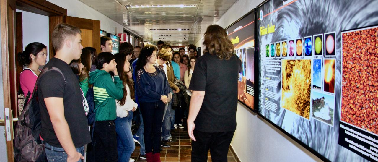Visita de escolares a la Sede del IAC en La Laguna