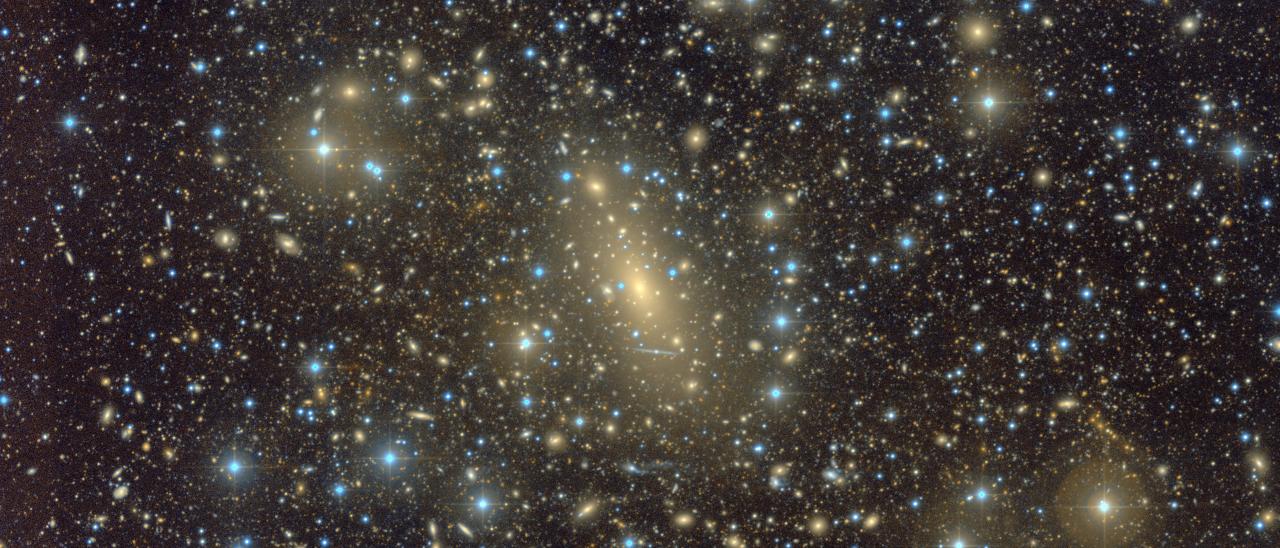 A colour composite image of IC 1101, based on data from the Wide Field Camera (WFC) on the Isaac Newton Telescope (INT)