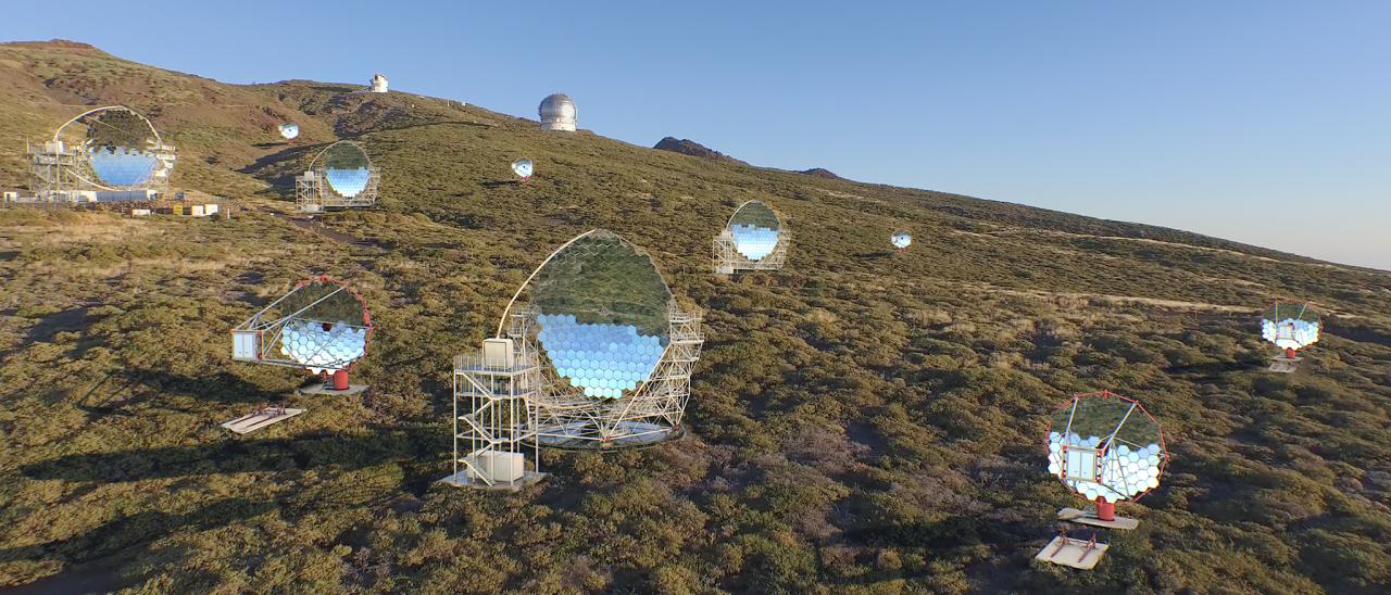 Simulación del observatorio CTAO Norte