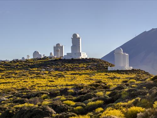 Panorámica del Observatorio del Teide