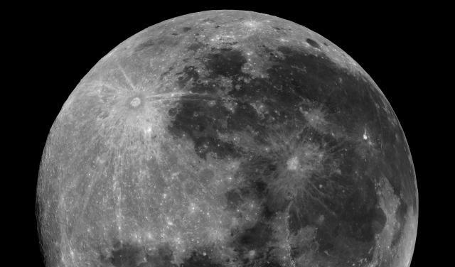 Luna llena en filtro IR