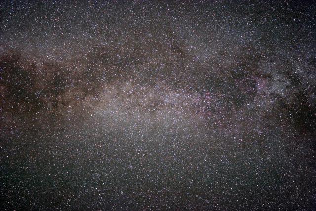 The Milky Way around the constellation Cygnus