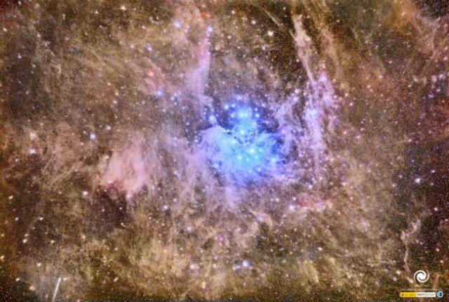 Las Pléyades y el cometa PanSTARRS