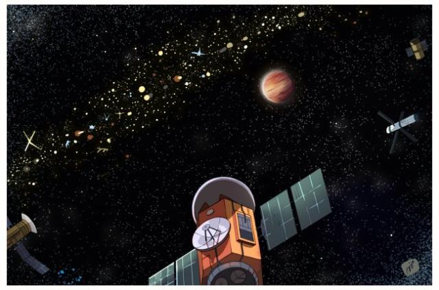 The Clarke exobelt, a method to search for possible extraterrestrial civilizations