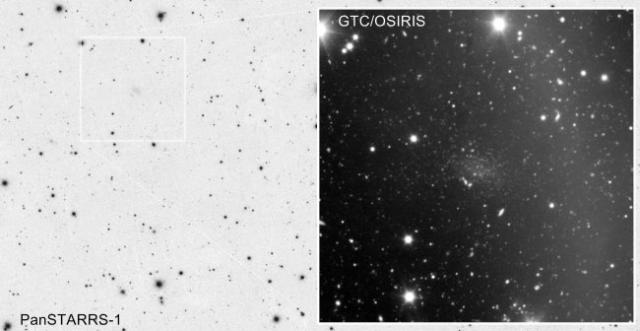 Un astrónomo aficionado descubre una galaxia enana