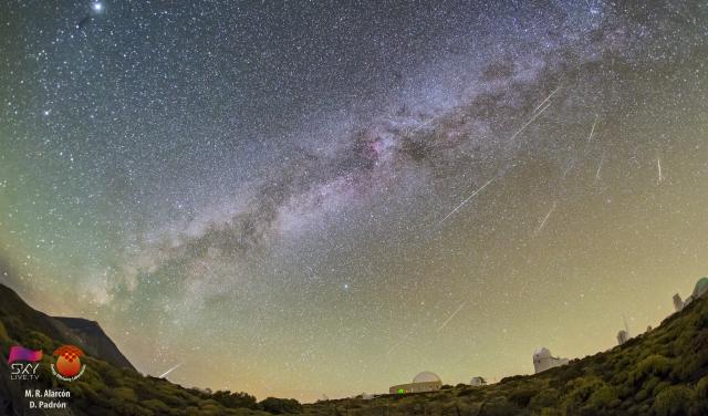Perseidas desde el Observatorio del Teide