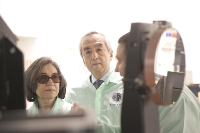 El embajador de Japón en las instalaciones del IAC