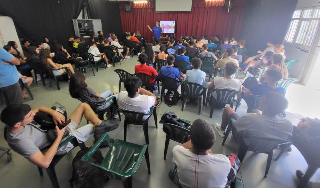 Charla en el IES Las Galletas durante las Semanas de la Ciencia 2022