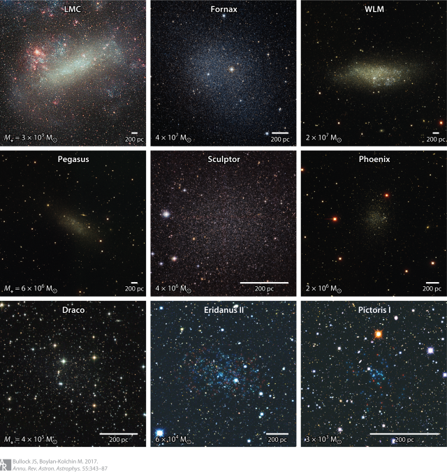 A comparison of dwarf galaxies 