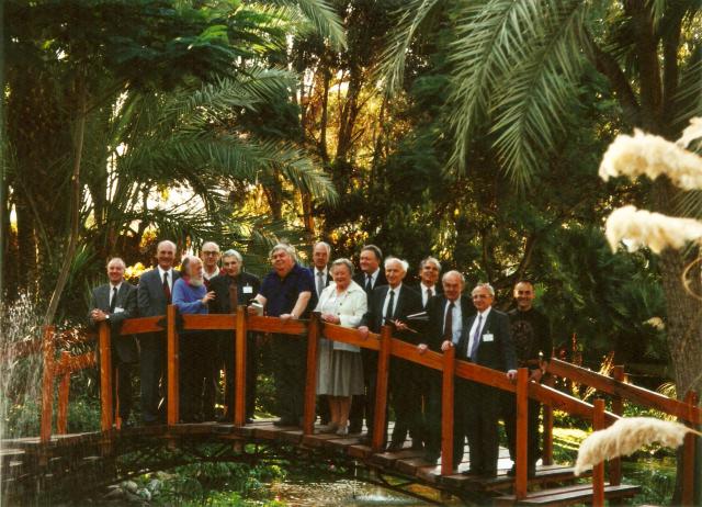 Grandes maestros de la Astrofísica en el encuentro “Key Problems in Astronomy”, celebrado en 1995 en Tenerife. 