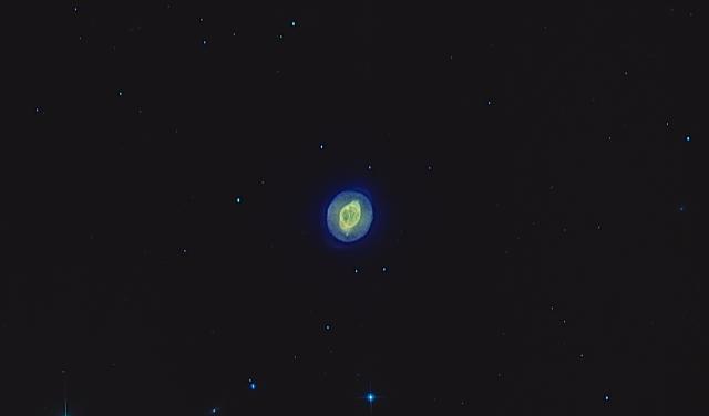 Imagen de la Nebulosa Fantasma de Júpiter (NGC 3242) obtenida con el Two-meter Twin Telescope 3 (TTT3) 