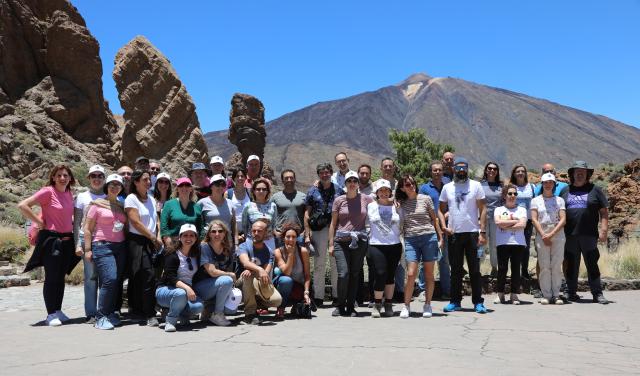 Profesores en los Roques de García