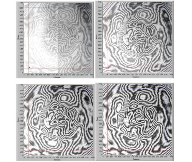 04 CCD testing: fringing at different wavelenghts