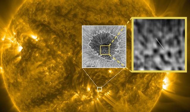  Ondas magnéticas en una mancha solar