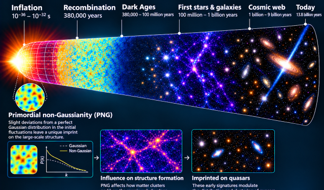 The Evolution of the Universe from Cosmic Inflation to the Present Day