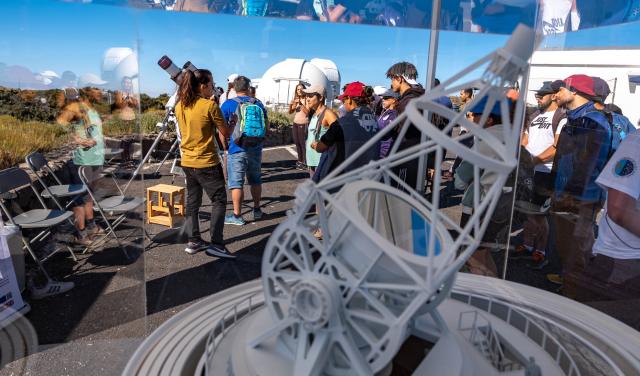 Jornada de Puertas Abiertas 2023 - maqueta del European Solar Telescope 