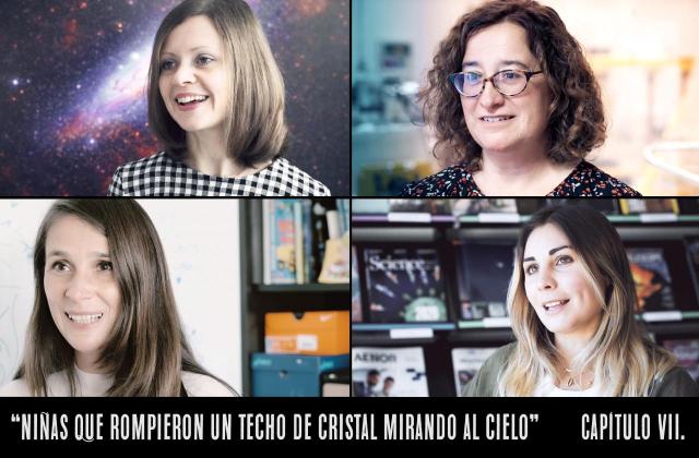 Niñas que rompieron un techo de cristal mirando al cielo. Capítulo VII