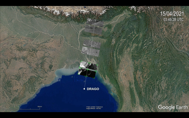 DRAGO1 Imágenes de DRAGO desde el satélite