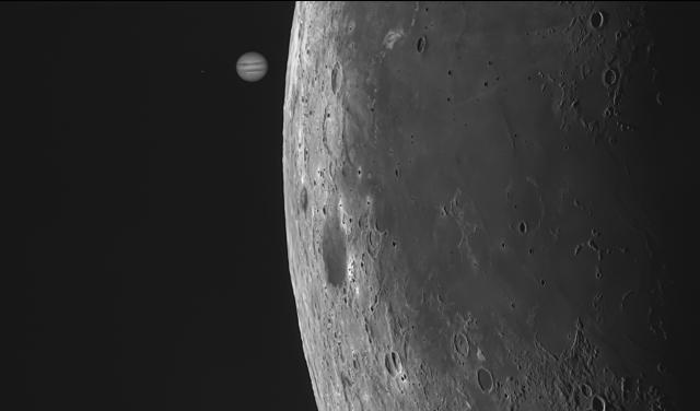 Occultation of Jupiter by the Moon