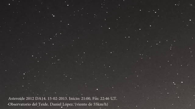 Asteroide 2012 DA14 - Objetivo de 85 mm en DSRL