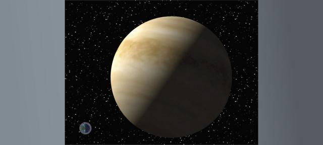 Atravesar la densa atmósfera de Venus hasta su suelo