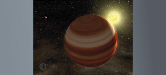 Exoplaneta con estrella