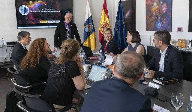 Reunión del Consejo Rector del IAC celebrada en la sede del centro en La Laguna