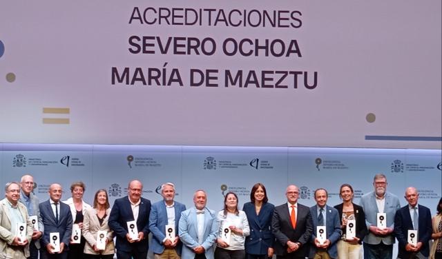 La ministra de Ciencia, Innovación y Universidades ha presidido este jueves en el CaixaForum el acto de reconocimiento de las Acreditaciones Severo Ochoa y María de Maeztu, que concede el Ministerio de Ciencia, Innovación y Universidades (MICIU), a través de la Agencia Estatal de Investigación (AEI), a centros y unidades de investigación de excelencia. 