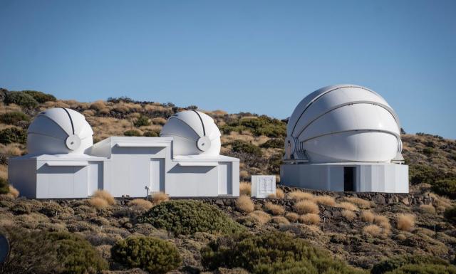 Telescopios TTT en el Observatorio del Teide